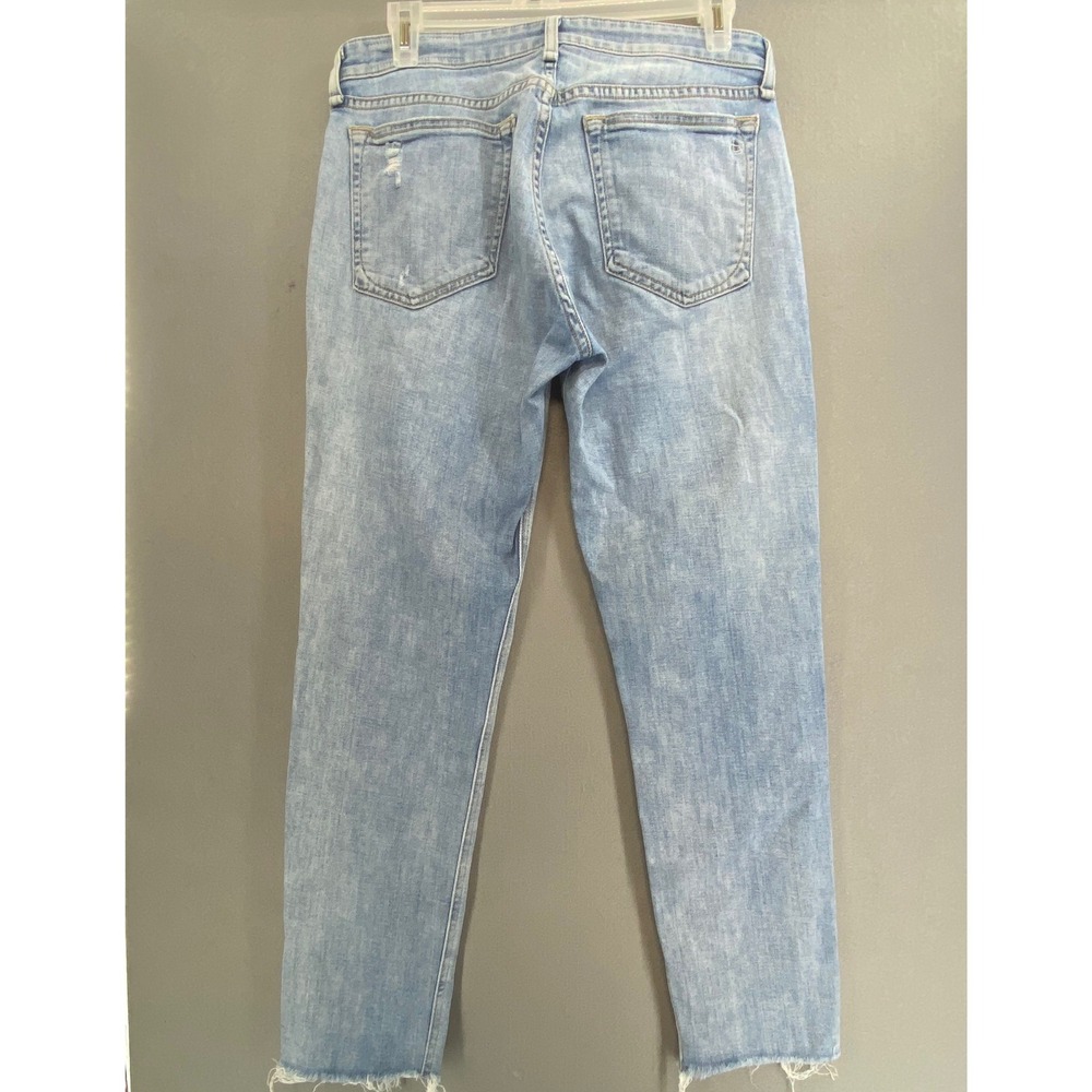 Rag & Bone Dre Low-Rise Slim Boyfriend Jeans Alyssa Distressed Light Wash 26 - Picture 2 of 12